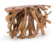 Consola en raíz de teca cm 120 x 40 x 77 h