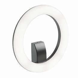 Aplique de pared led 20W 4000K grafito linea omega