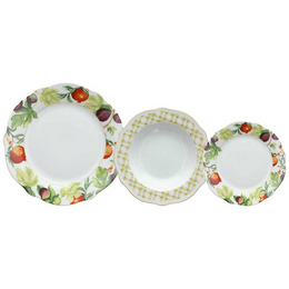 Vajilla 18 Piezas Porcelana Florencia Multicolor