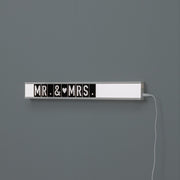 Lámpara de mesa en metal blanco 3x80x10h cm