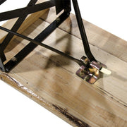 Conjunto cervecero compuesto por mesa 80x200 cm. y 2 bancos Verdelook