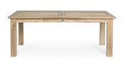 Mesa de exterior rectangular en madera de teca FSC cm 200 - 260x 100x h 78