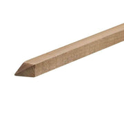 Poste de madera puntiagudo castaño 210 cm