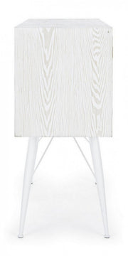 Aparador 2 puertas 2 cajones Eloise en madera natural 80h cm