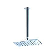 Cabezal de ducha de techo con acabado cromado