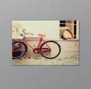 Cuadro de vidrio 70x70 cm con lienzo multicolor