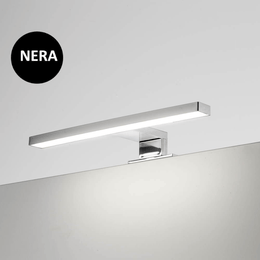 Lámpara de baño LED Kyra 300 mm negra