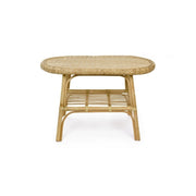 INES Mesita de exterior en rattan 80x50x h50 cm