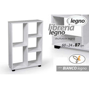 Estante móvil estante de libros o muebles de oficina cm 60 x 24 x 87 h