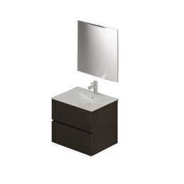 Composición de baño de 60 color barro Al.54x61x46cm