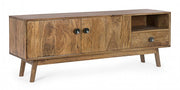 Mueble TV 2 puertas-1 cajón en madera estilo vintage