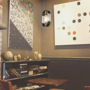 Lámpara de suspensión Nova ASZ1136 colgante negro