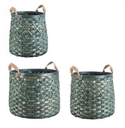 Set 3 Cesta 2M Lisette A Verde