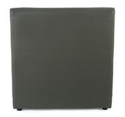 Sillón moderno de madera con estilo de diseño de efecto cuero verde