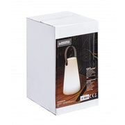 Lámpara de jardín LED cilíndrica en Polietileno