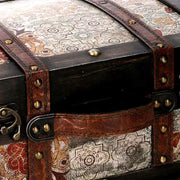 Caja madera negra rectangular 1-2 cm36x29h18