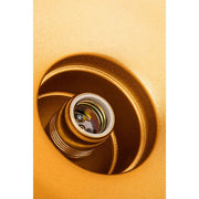 Lámpara colgante Kumbet MDL3053 metal negro interior dorado