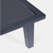 Juego de salón de jardín de 3 piezas en metal Auri antracita