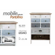 High Madia Anticata Cofras de madera 57 x 33 x 98 H CM CM