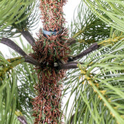 Árbol grivola verde cmø135h240 con 135 ramas con base de metal