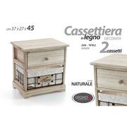 Mini castaño con cestas en la cocina de tela de baño 37 x 27 x 42 H CM CM