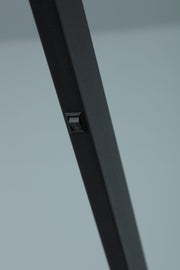 Lámpara de sobremesa pantalla metal negro 42x15x60,5h cm