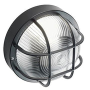 Plafón C- Jaula de resina echo line negra redonda