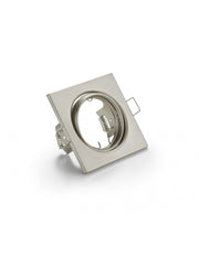 Jura Foco Empotrable Cuadrado 1xGU10 Niquel 8x8 cm Trio Lighting