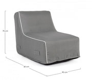 Chaise Longue Rihanna Hinchable Gris