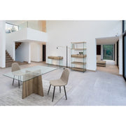 Silla de comedor en polipiel Tortora AMANDA 45x54x h87 cm