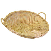 Cesta vallo mimbre natural asas redondas cmø45/51h17