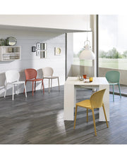 Consola extensible en mdf blanco Pinocchio STS