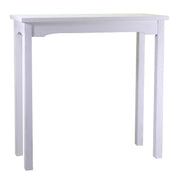 Mesa expositora madera blanca Nantes cm154x46xh100