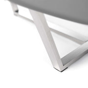 Mesa de centro en mdf gris claro 140x80x32h cm