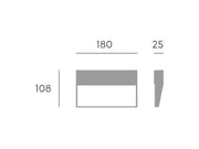 Lámpara de pared redonda de aluminio fundido con difusor satinado - 6W, 777 lúmenes, blanco