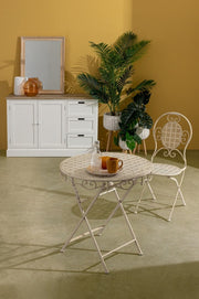 Mesa clásica Emily en metal