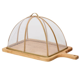 Tabla de cortar de madera de acacia con revestimiento natural