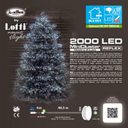 MiniCluster ø6cm 2000 LED BLANCO 40,5m en Bobina
