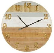 Reloj de madera bicolor ea-6422 Ø cm. 91,5x6