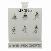 Porta notas de madera blanca con repisa cm30x6,5h40