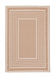 Alfombra Kashan Beige-Marrón 180X270