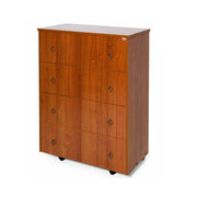 Somier ortopédico plegable en color nogal antiguo cm H.100x85x36