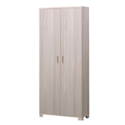 Armario de usos delgados Dos puertas ocho estantes Ligera Olmo 83x29x H190 cm