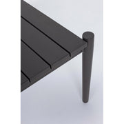 Mesita de jardín Calypso antracita 110x60 cm