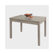 Mesa de comedor extensible de olmo en madera de melamina 80x120 - 160 cm