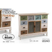 Costores antiguos de cajones retro 107 x 30 x 83 H CM