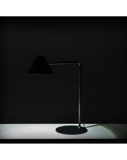 Lámpara de mesa LED Antares en metal negro STS