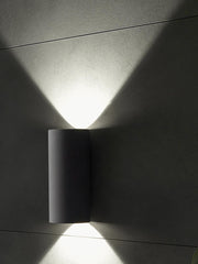 6W + 6W Led 4000K aplique sirio linea grafito