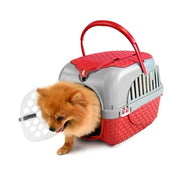 Transportador Tour Bordeaux 52x33 cm - Ideal para Perros Pequeños, Gatos y Conejos