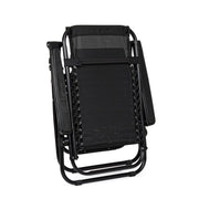 Tumbona Martin negra para exterior